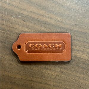 Coach Leatherware Hangtag